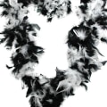 Fashionable Feather Boas for a Masquerade Ball